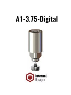   A1-3.75-Digital Lab Analog for Digital 3D Model Printing for 3.75 Internal Hex Platform