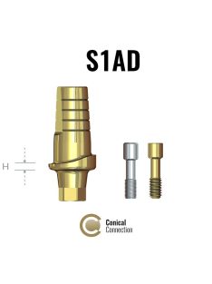 S1AD Anatomic straight abutment - 1mm
