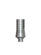 S1W-3.75 Straight wide titanium abutment with hex.