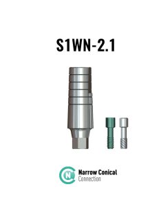   S1WN-2.1-9mm Antirotation straight wide abutment for P7N implant