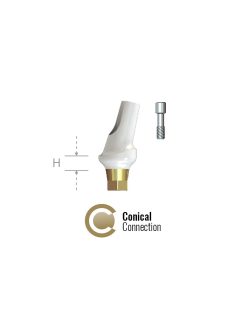 S2AZDT – 15° Zirconium abutment - 1mm